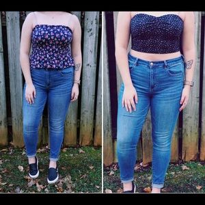 🎀 SALE 4/$20 tilly’s floral tube tops 2 NWOT